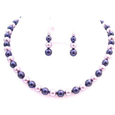 Find The Perfect Lapis & Wisteria Pearls Most Eye Catching Jewelry Set