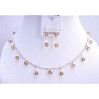 Colorado Swarovski Crystals Jewelry Set w/ AB Crystals Handmade Bridal Bridemaides Jewelry Set