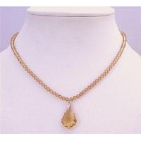 Lite Colorado Crystals Briollette Pendant COlorado Crystals Necklace Prom Necklace Bridemaids Genuine swarovski Beads 