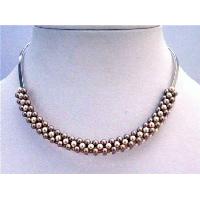 Interwoven Mecklace With Good Quality Custom Handmade Bridal Bridemaides Necklace Wedding Necklace