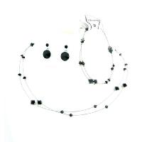 Striking smashing Black Dress Jewelry Affordable Buy Complete Set