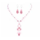 Gorgeous Jewelry In Swarovski Rose Crystals Pink Pearls Party Wedding All Occasion Jewelry