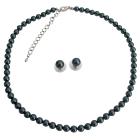 Exotic Tahitian Pearl Necklace Stud Earrings At Low Price