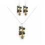 Prom Jewelry Cheap Prom Necklace Set In Multicolored Pearls Set