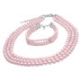Gift Ideas Personalized Occasion Gift Pink Necklace & Bracelet Jewelry