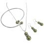 Budget-Priced Bridesmaid Green Dress Jewelry w/ Rhinestones Rings