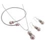 Sensuous Jewelry Delicate Rosaline Necklace Earrings Bracelet