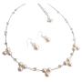 Incredible Wedding Jewelry Ivory Pearls Golden Shadow Crystals