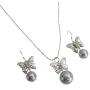 Prom Lite Gray Silver Jewelry Shimmer Sparkling Descent Jewelry