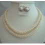 Necklaces Set For All occasions Bridal Designer Bridal Jewelry Genuine Freshwater Pearl Rice Shaped Mother Of Bride