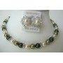 Genuine & Real Gift Bridesmaids Mother Of Bride & Groom Genuine Swarovski Pearl Necklace Set